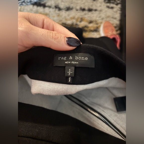 Rag and Bone Black Zipper Skirt - Picture 5 of 5